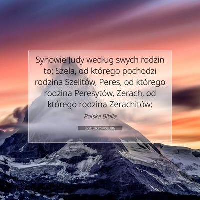 Liczb 26:20 Werset Biblijny Wyjaśniony