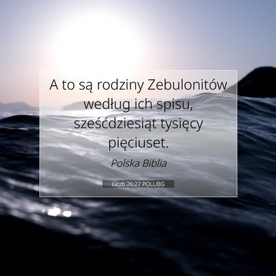 Liczb 26:27 Werset Biblijny Wyjaśniony