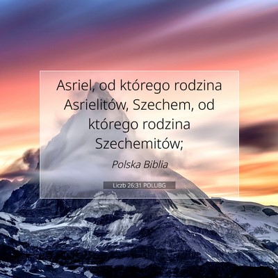 Liczb 26:31 Werset Biblijny Wyjaśniony