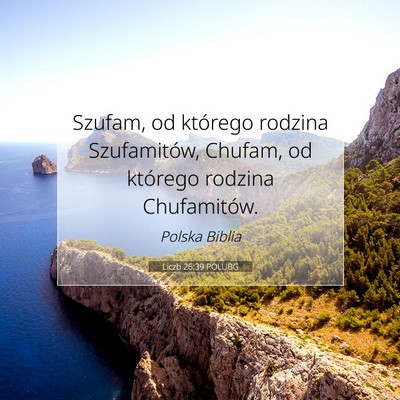 Liczb 26:39 Werset Biblijny Wyjaśniony