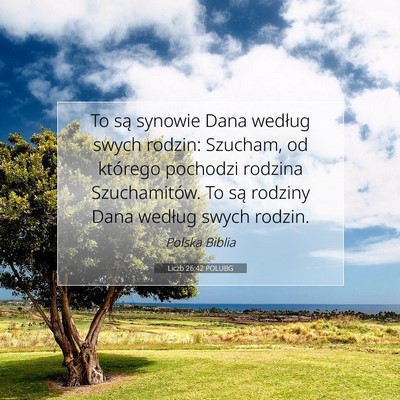 Liczb 26:42 Werset Biblijny Wyjaśniony