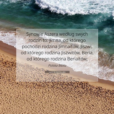 Liczb 26:44 Werset Biblijny Wyjaśniony