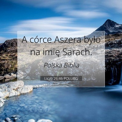 Liczb 26:46 Werset Biblijny Wyjaśniony