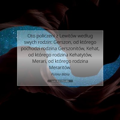 Liczb 26:57 Werset Biblijny Wyjaśniony