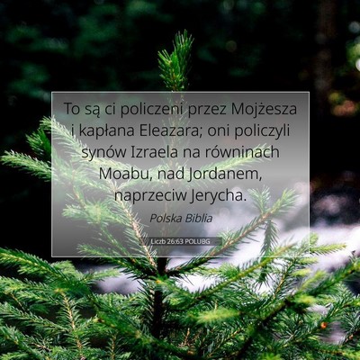 Liczb 26:63 Werset Biblijny Wyjaśniony