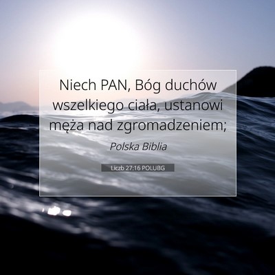Liczb 27:16 POLUBG Obraz Wersetu Biblijnego