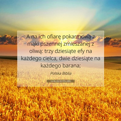 Liczb 28:28 Werset Biblijny Wyjaśniony
