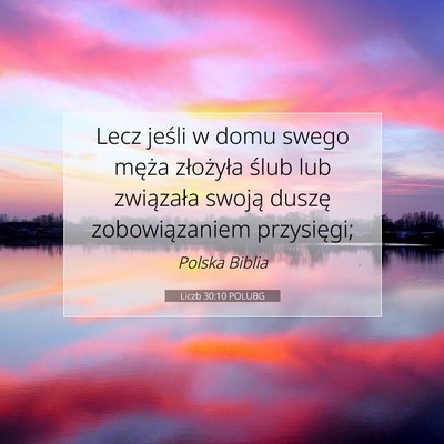 Liczb 30:10 Werset Biblijny Wyjaśniony