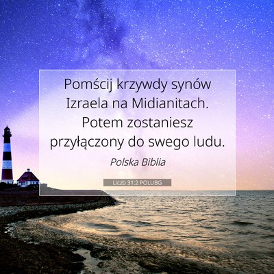 Liczb 31:2 POLUBG Obraz Wersetu Biblijnego