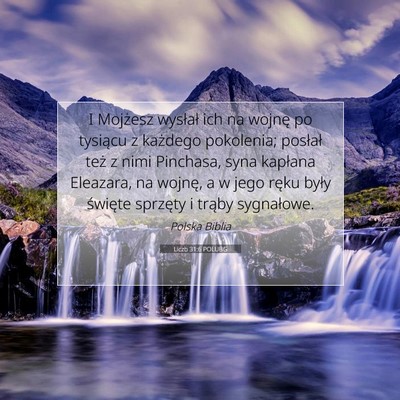 Liczb 31:6 POLUBG Obraz Wersetu Biblijnego
