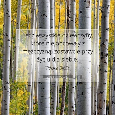 Liczb 31:18 POLUBG Obraz Wersetu Biblijnego