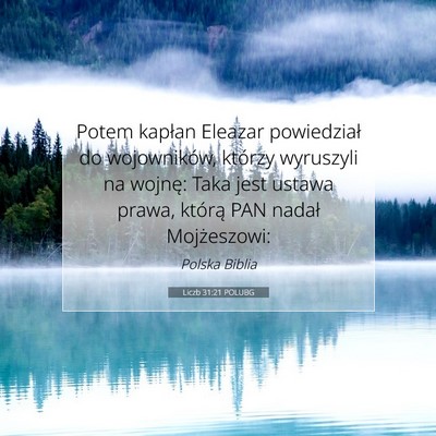 Liczb 31:21 POLUBG Obraz Wersetu Biblijnego