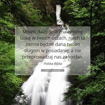 Liczb 32:5 POLUBG Obraz Wersetu Biblijnego