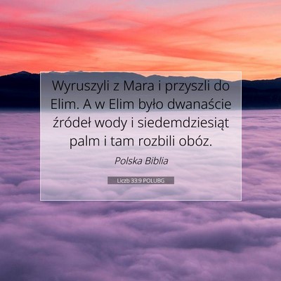 Liczb 33:9 POLUBG Obraz Wersetu Biblijnego