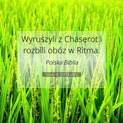 Liczb 33:18 POLUBG Obraz Wersetu Biblijnego