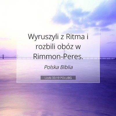 Liczb 33:19 POLUBG Obraz Wersetu Biblijnego