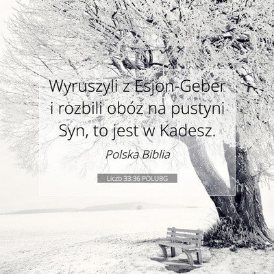 Liczb 33:36 POLUBG Obraz Wersetu Biblijnego