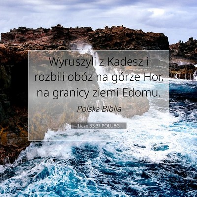 Liczb 33:37 POLUBG Obraz Wersetu Biblijnego