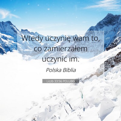 Liczb 33:56 Werset Biblijny Wyjaśniony