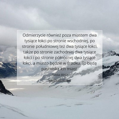 Liczb 35:5 Werset Biblijny Wyjaśniony