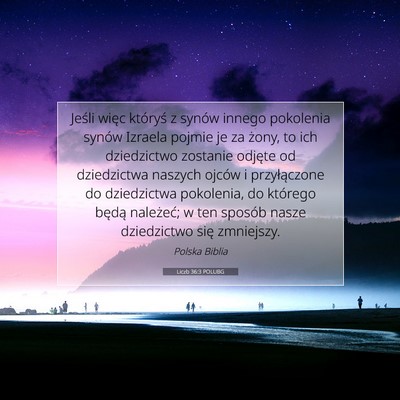 Liczb 36:3 Werset Biblijny Wyjaśniony