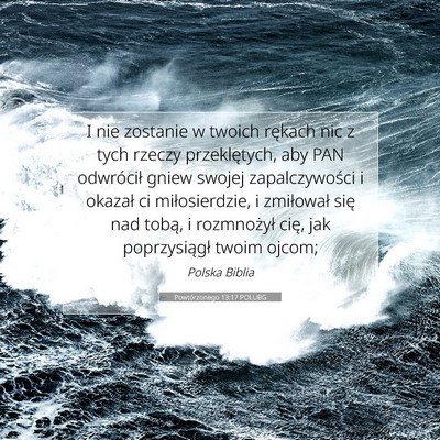 Powtórzonego 13:17 POLUBG Obraz Wersetu Biblijnego