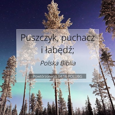 Powtórzonego 14:16 Werset Biblijny Wyjaśniony
