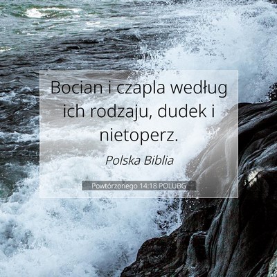 Powtórzonego 14:18 Werset Biblijny Wyjaśniony