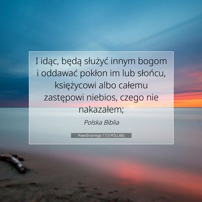 Powtórzonego 17:3 POLUBG Obraz Wersetu Biblijnego