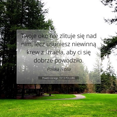 Powtórzonego 19:13 Werset Biblijny Wyjaśniony