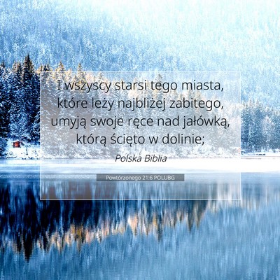 Powtórzonego 21:6 POLUBG Obraz Wersetu Biblijnego