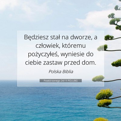 Powtórzonego 24:11 Werset Biblijny Wyjaśniony