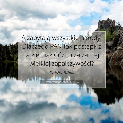 Powtórzonego 29:24 POLUBG Obraz Wersetu Biblijnego