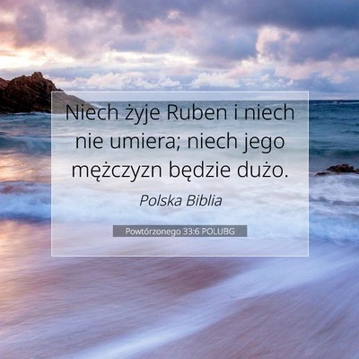 Powtórzonego 33:6 Werset Biblijny Wyjaśniony