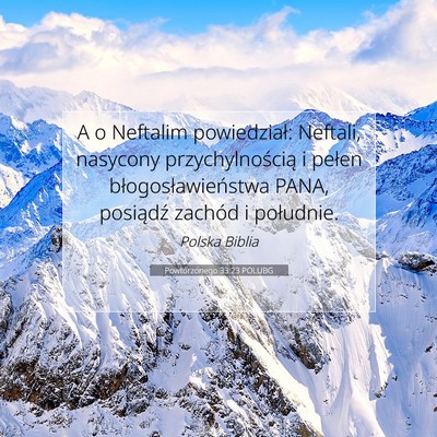 Powtórzonego 33:23 Werset Biblijny Wyjaśniony
