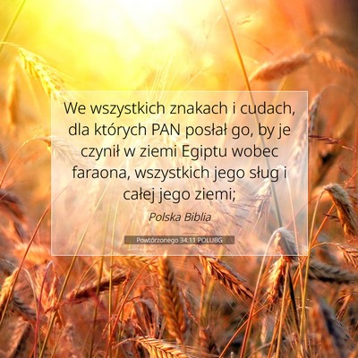 Powtórzonego 34:11 POLUBG Obraz Wersetu Biblijnego