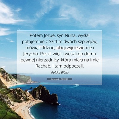 Jozuego 2:1 POLUBG Obraz Wersetu Biblijnego