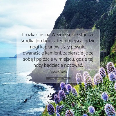 Jozuego 4:3 Werset Biblijny Wyjaśniony