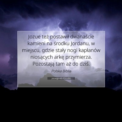 Jozuego 4:9 Werset Biblijny Wyjaśniony