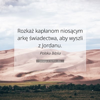 Jozuego 4:16 Werset Biblijny Wyjaśniony