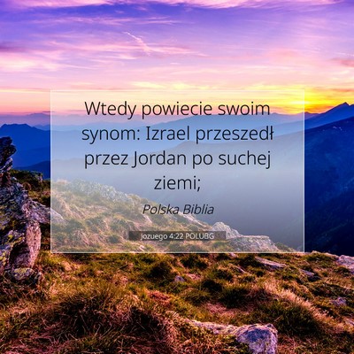 Jozuego 4:22 Werset Biblijny Wyjaśniony
