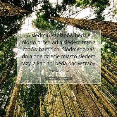 Jozuego 6:4 Werset Biblijny Wyjaśniony