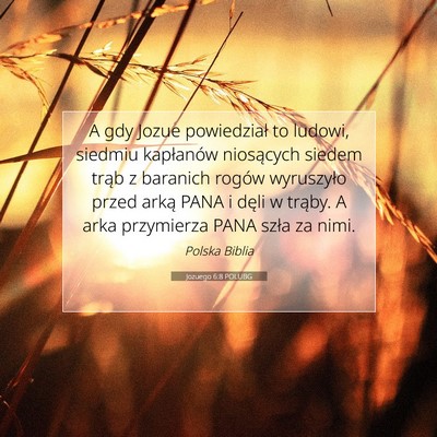 Jozuego 6:8 Werset Biblijny Wyjaśniony