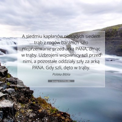 Jozuego 6:13 Werset Biblijny Wyjaśniony