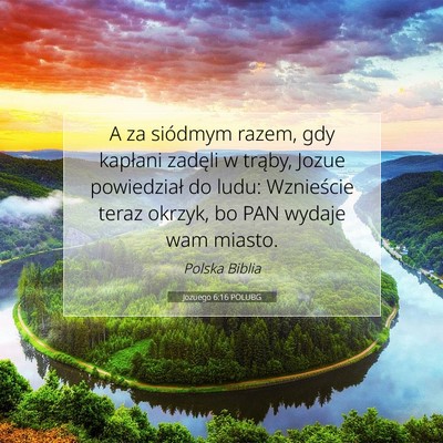 Jozuego 6:16 Werset Biblijny Wyjaśniony