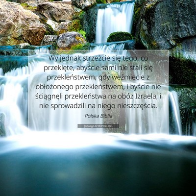 Jozuego 6:18 Werset Biblijny Wyjaśniony