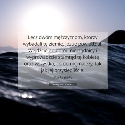 Jozuego 6:22 Werset Biblijny Wyjaśniony
