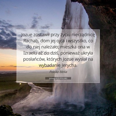Jozuego 6:25 Werset Biblijny Wyjaśniony