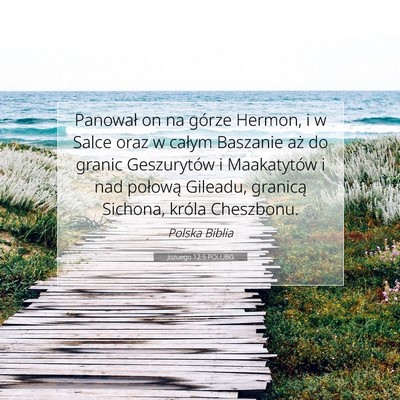 Jozuego 12:5 POLUBG Obraz Wersetu Biblijnego