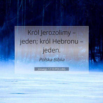 Jozuego 12:10 POLUBG Obraz Wersetu Biblijnego